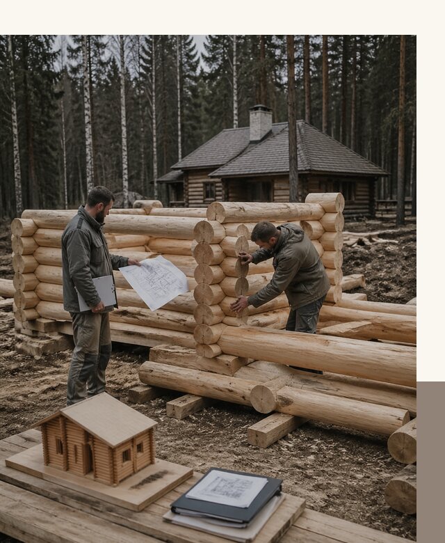 Проектирование и строительство домов из бревна в Чите